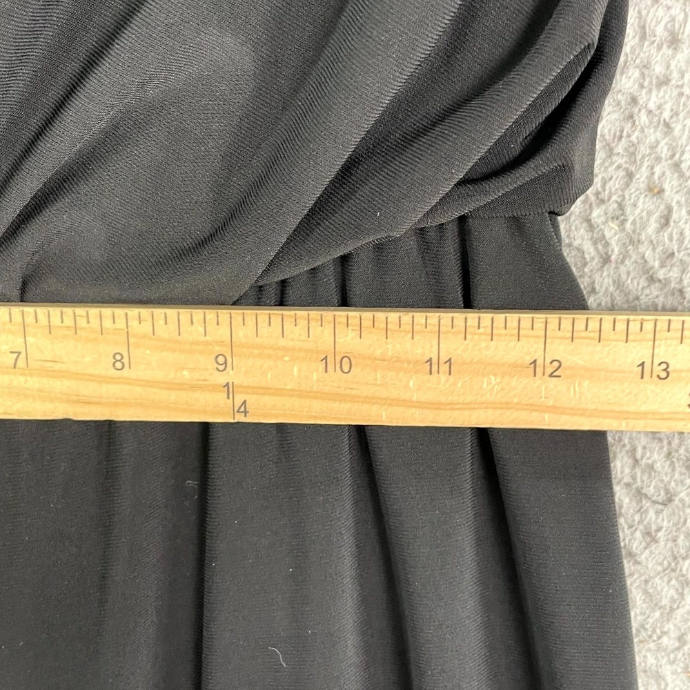 MSK Jumpsuit Womens Small Stretch Embellished Cuff Wide Leg Minimalist Office - Picture 9 of 14